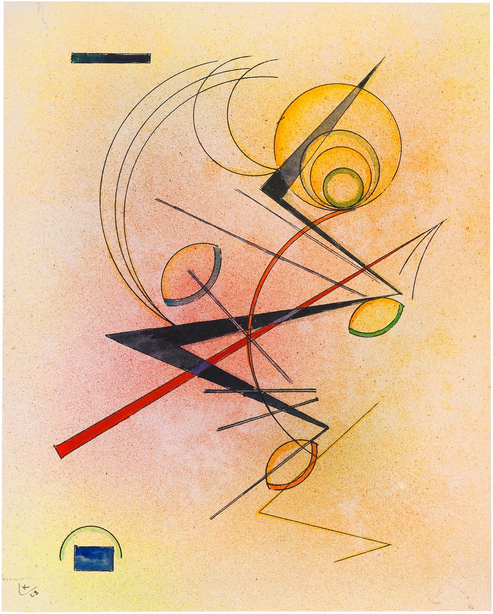 Kis meleg, 1928. alkotó: Wassily Kandinsky