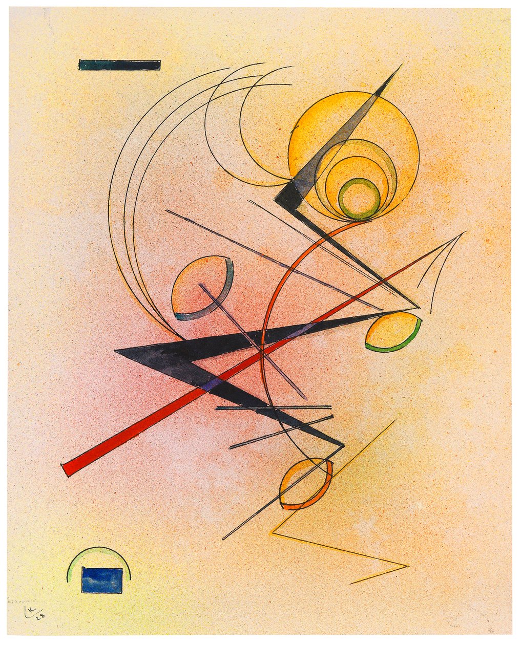 Kis meleg, 1928. alkotó: Wassily Kandinsky