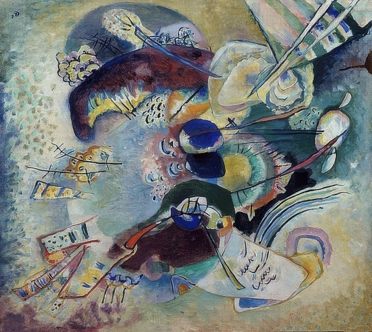 Fogalmazás. 1916 alkotó: Wassily Kandinsky