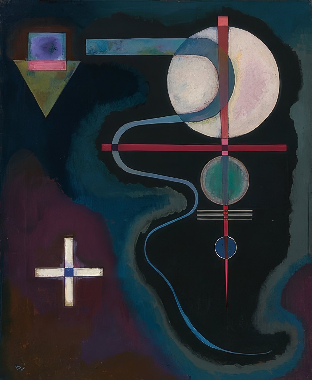 Hűvös energia. 1926 alkotó: Wassily Kandinsky