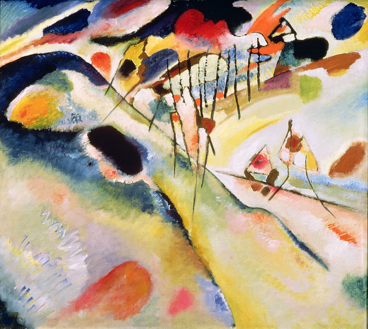 Tájkép alkotó: Wassily Kandinsky
