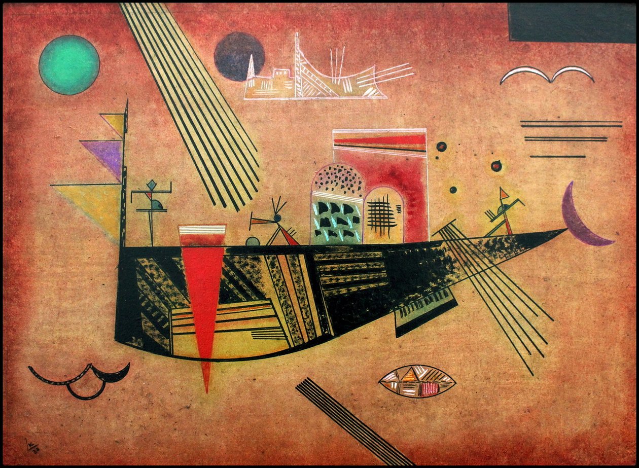 Moody, 1930 alkotó: Wassily Kandinsky