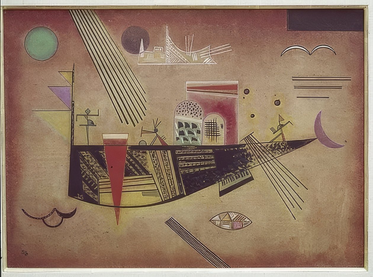 Rosszkedvű. 1930 alkotó: Wassily Kandinsky