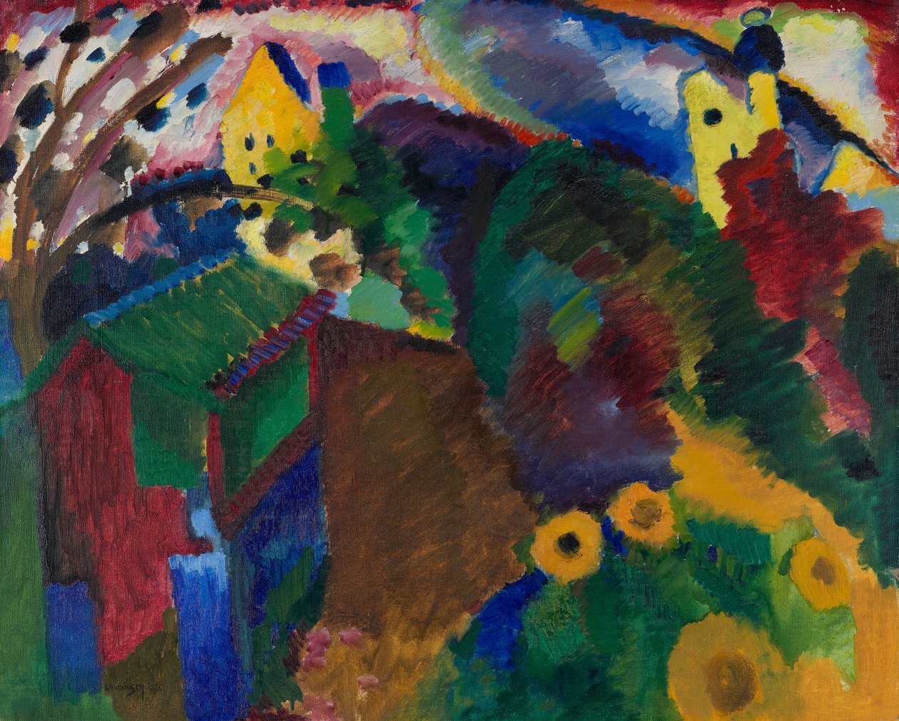 Murnau - Kert alkotó: Wassily Kandinsky