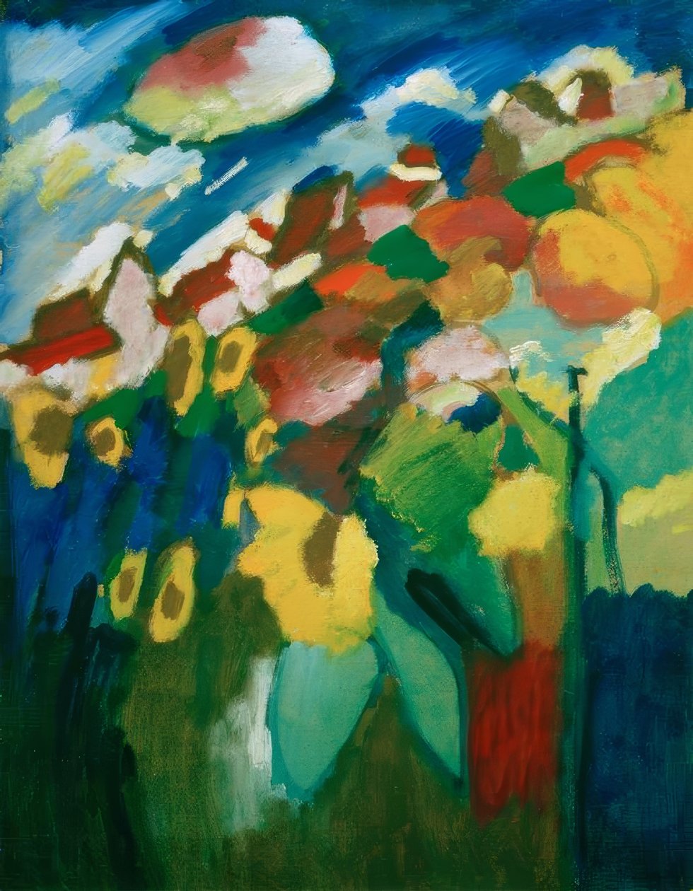 Murnau - Kert II alkotó: Wassily Kandinsky