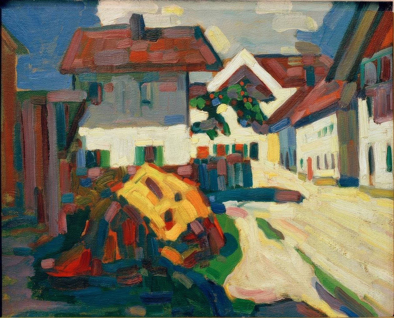 Murnau - házcsoport alkotó: Wassily Kandinsky