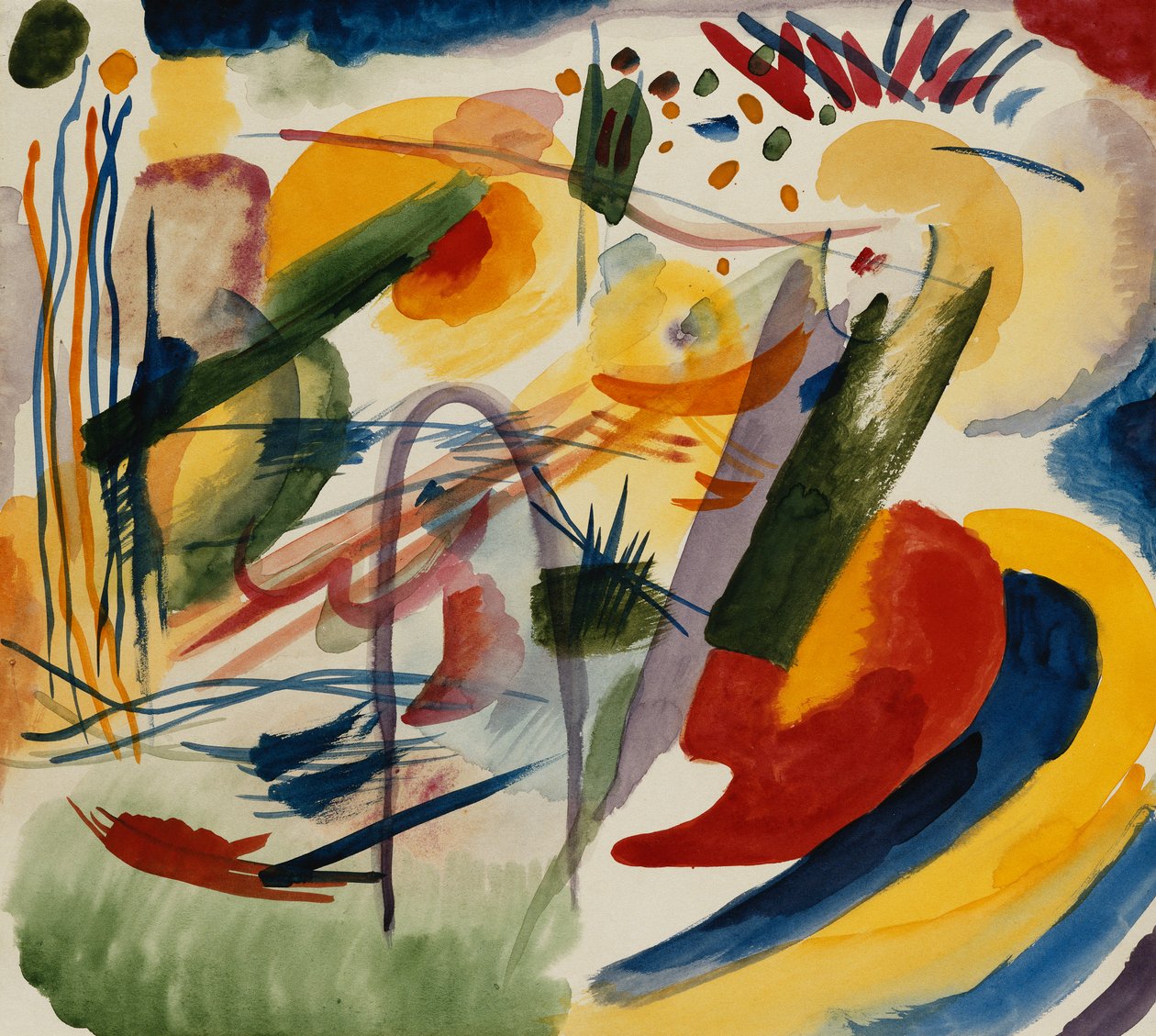 Nincs cím; Névtelen alkotó: Wassily Kandinsky