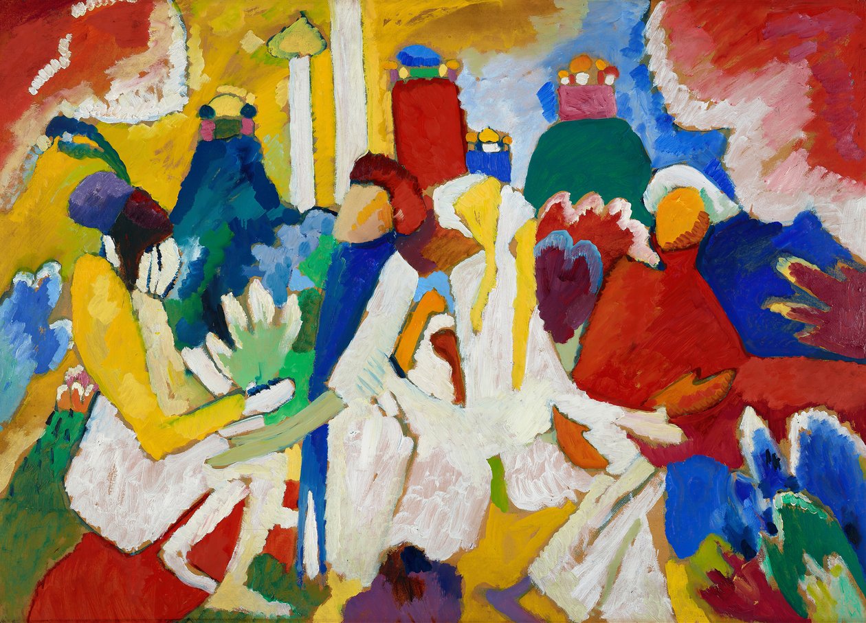 Keleti, 1909. alkotó: Wassily Kandinsky