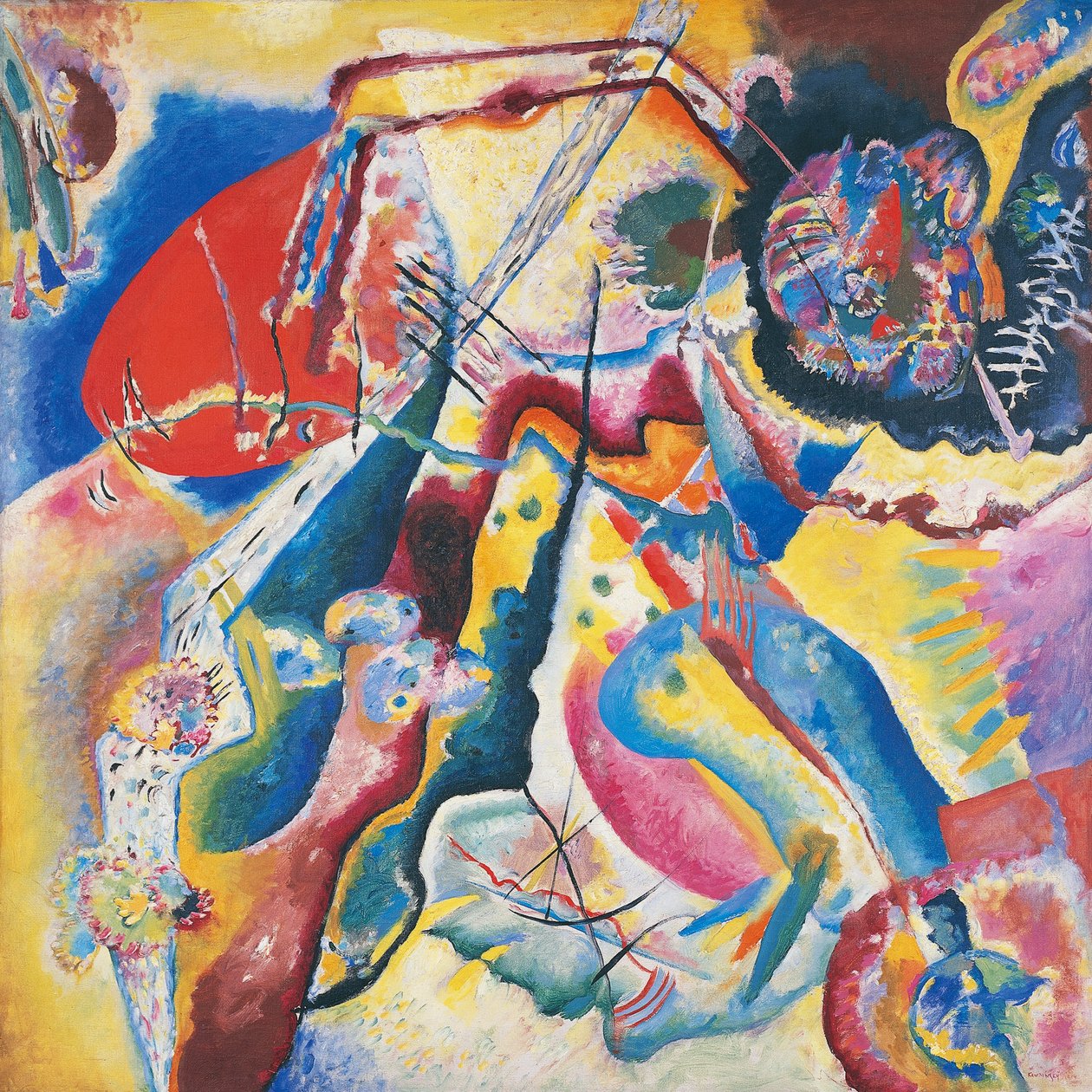 Vörös folttal festett alkotó: Wassily Kandinsky