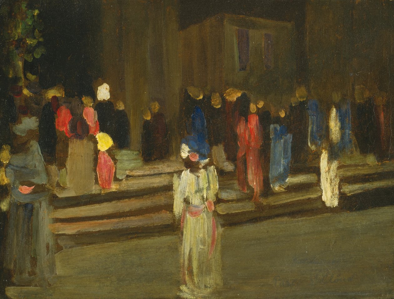 Park of Saint Cloud, bejárat, 1906 alkotó: Wassily Kandinsky