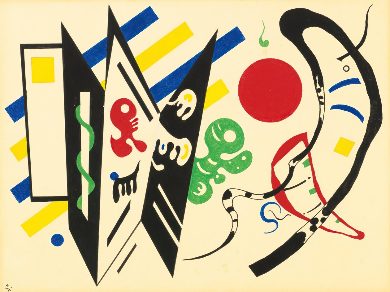 Kölcsönös, 1935. alkotó: Wassily Kandinsky