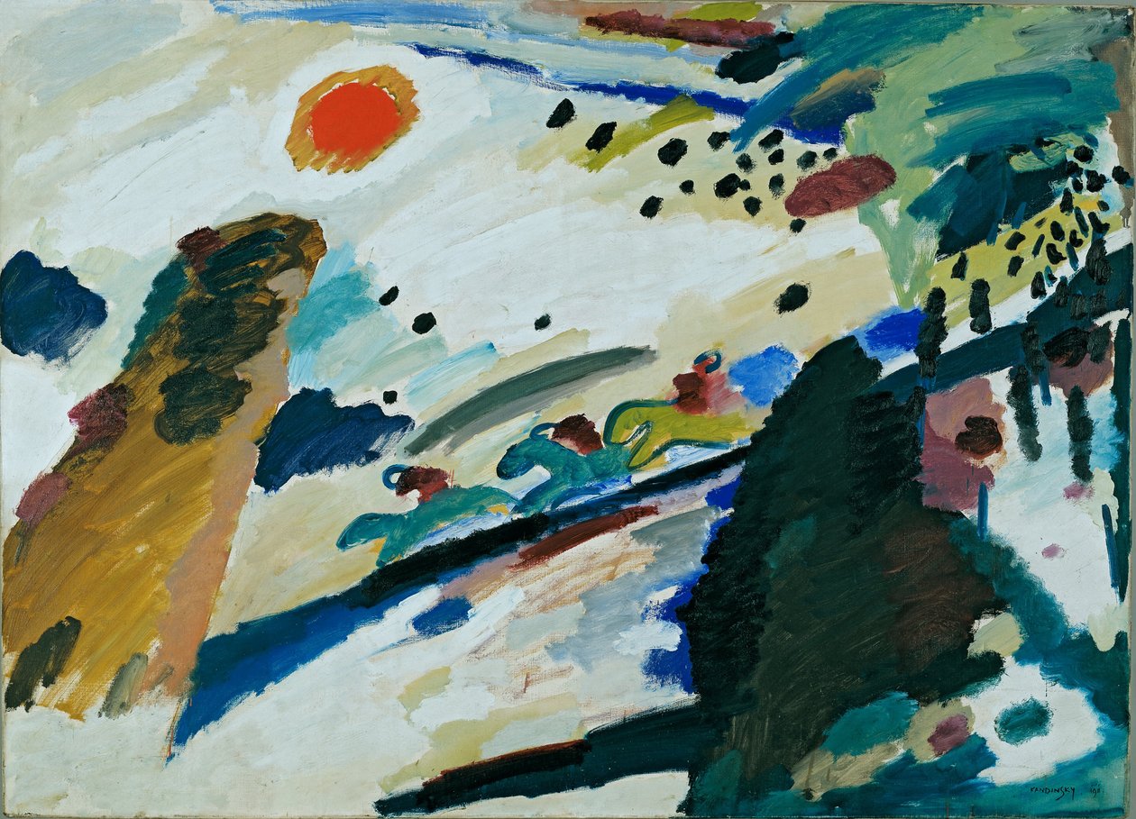 Romantikus táj alkotó: Wassily Kandinsky