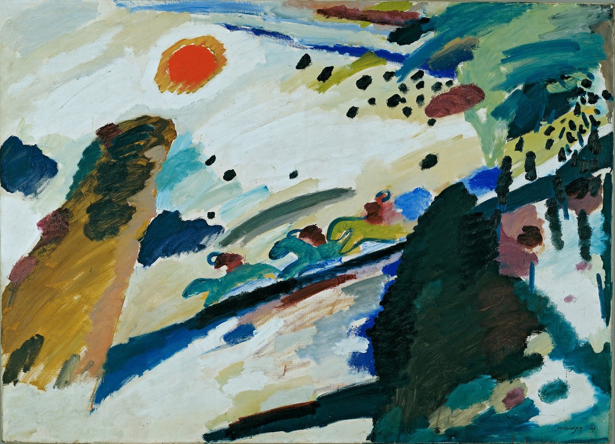 Romantikus táj alkotó: Wassily Kandinsky