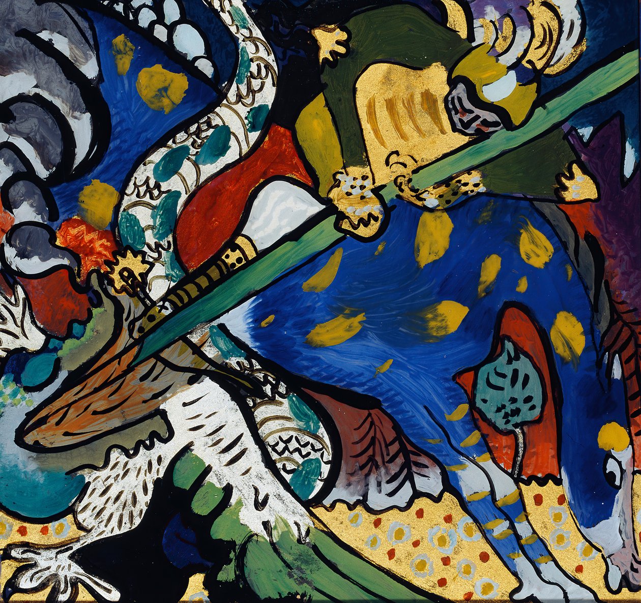 I. Szent György, 1911. alkotó: Wassily Kandinsky