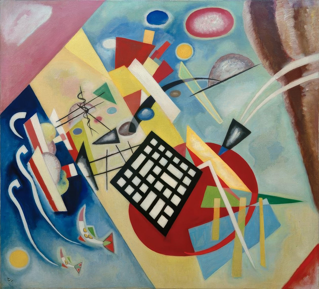 Fekete rács alkotó: Wassily Kandinsky