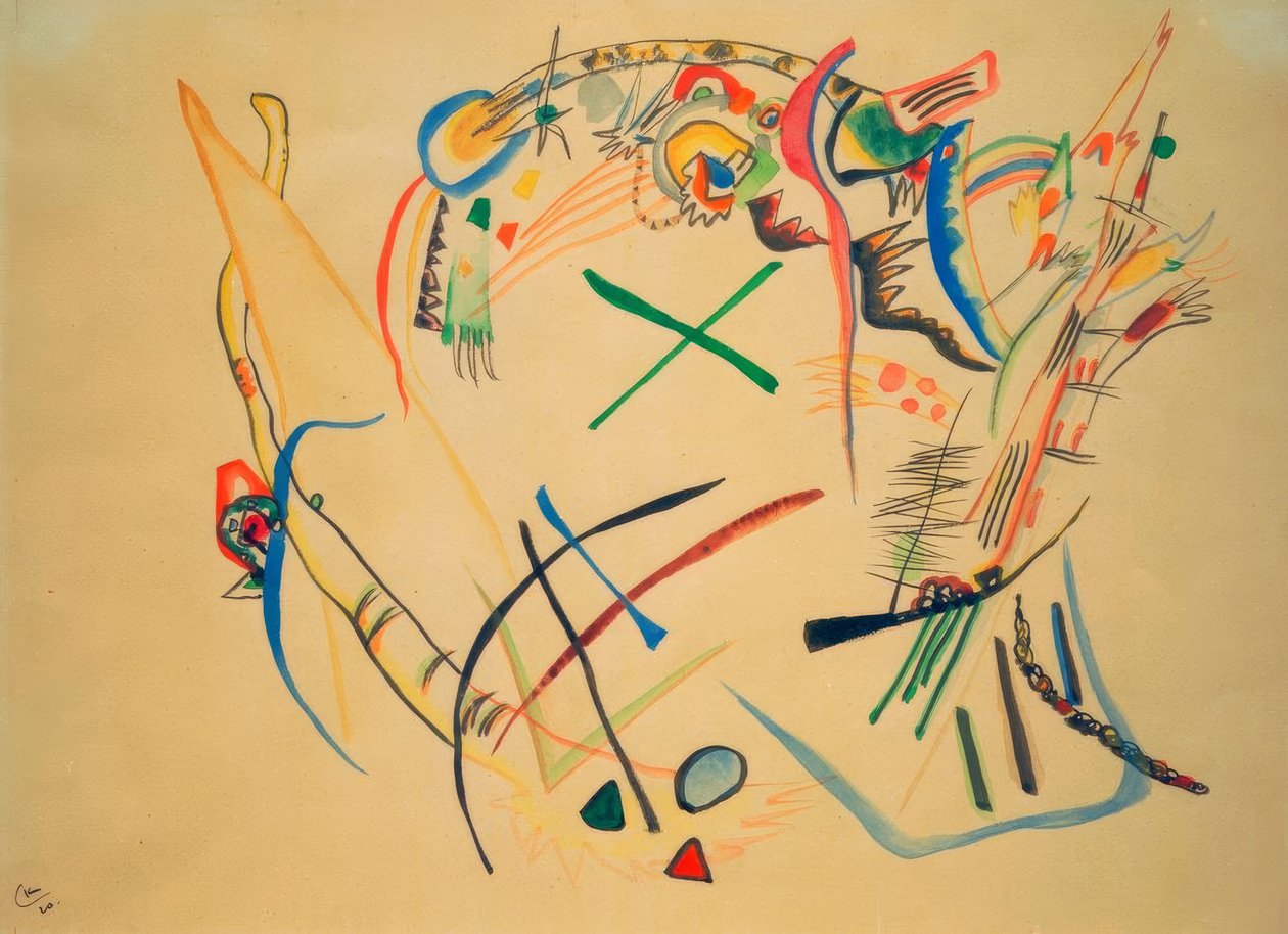 vázlat alkotó: Wassily Kandinsky