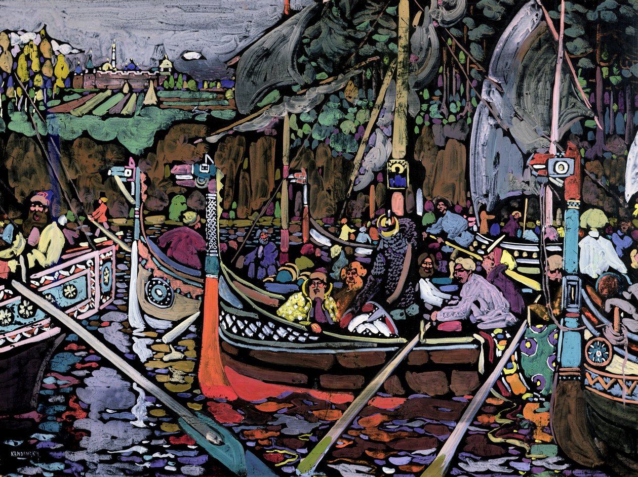 Dal a Volgáról, 1906 alkotó: Wassily Kandinsky