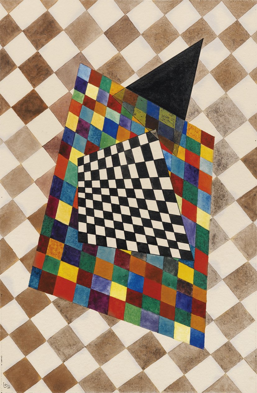 Négyzetes, 1925 alkotó: Wassily Kandinsky