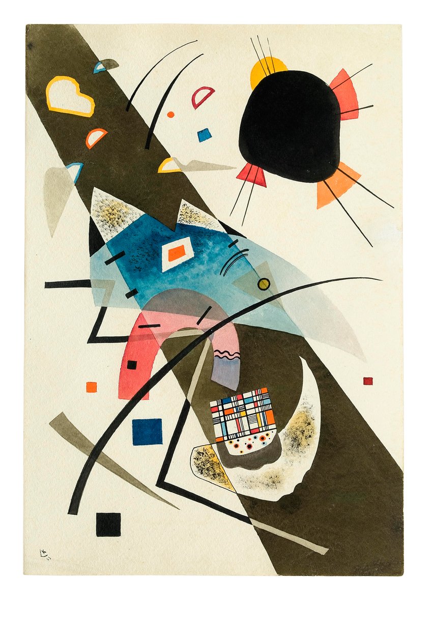 Két fekete folt alkotó: Wassily Kandinsky