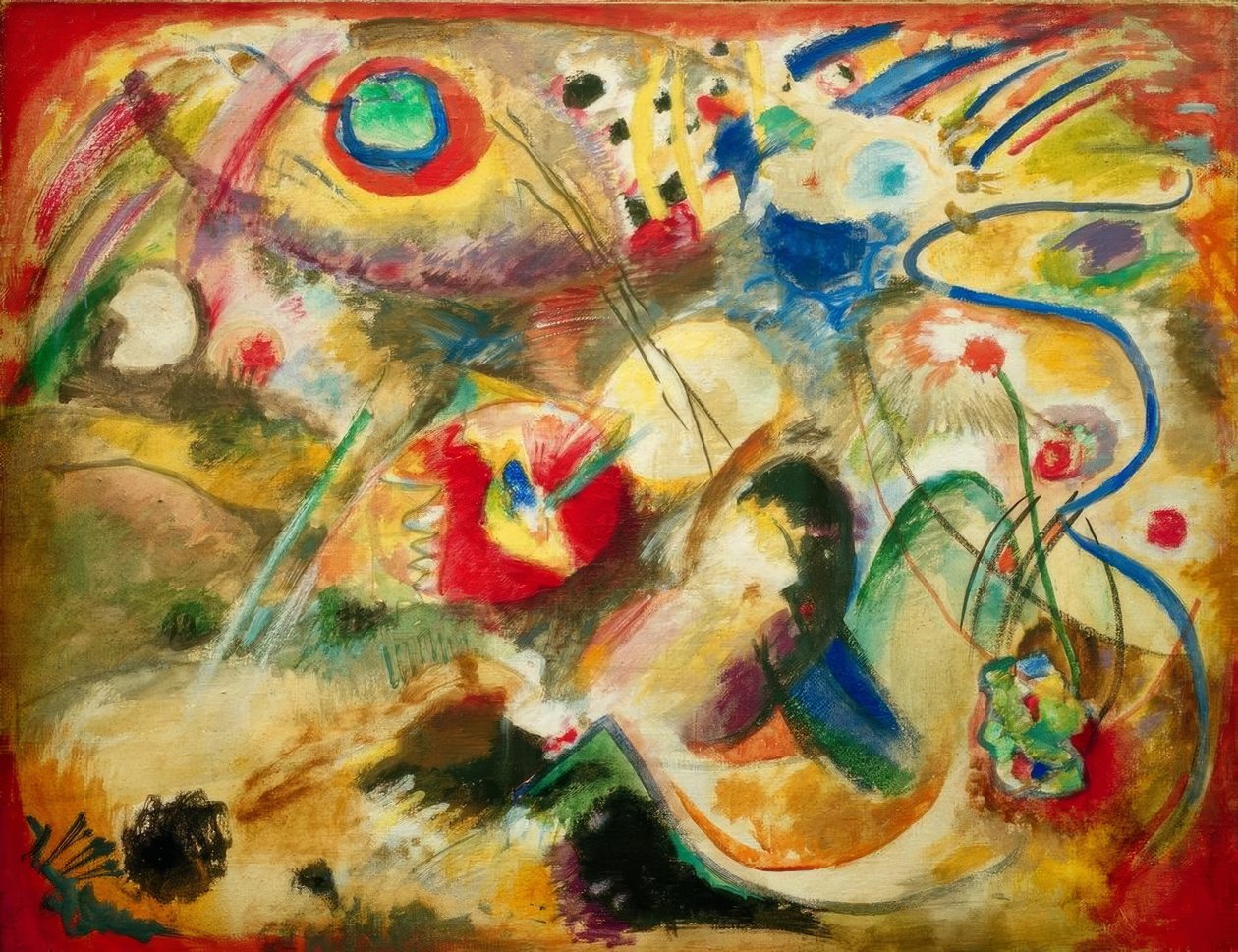 Névtelen kép (Sintflut) alkotó: Wassily Kandinsky