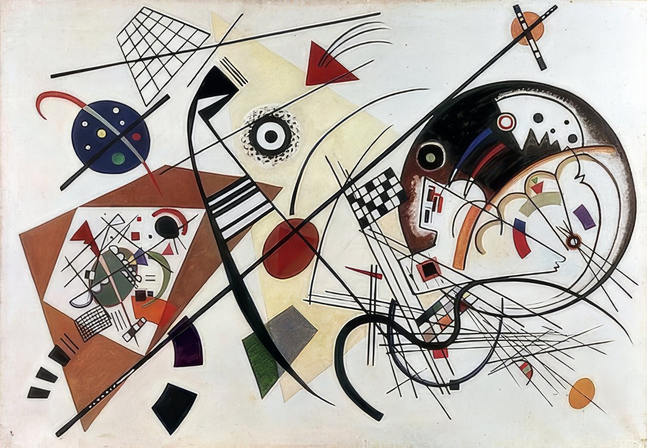 Folyamatos vonal. 1922-44 alkotó: Wassily Kandinsky