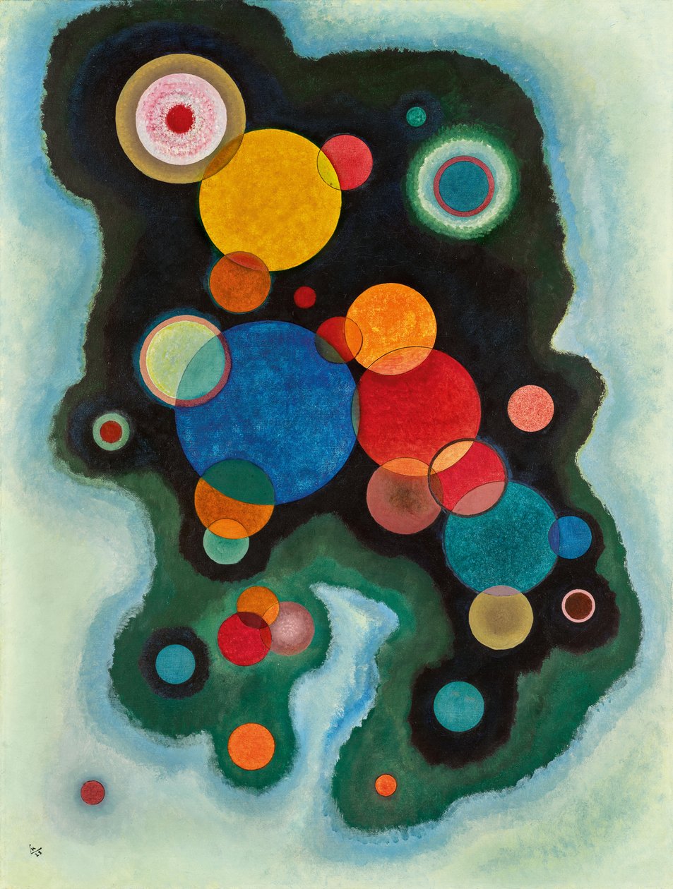 Mélyített impulzus, 1928. alkotó: Wassily Kandinsky