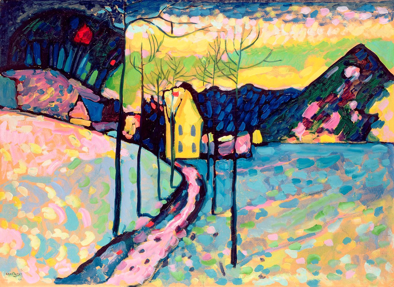 Téli táj alkotó: Wassily Kandinsky