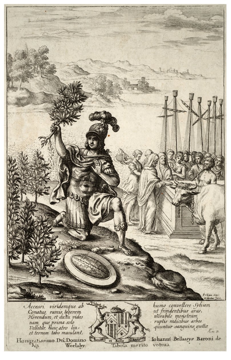 Aeneas Trakiában landol. 2. állapot alkotó: Wenceslaus Hollar