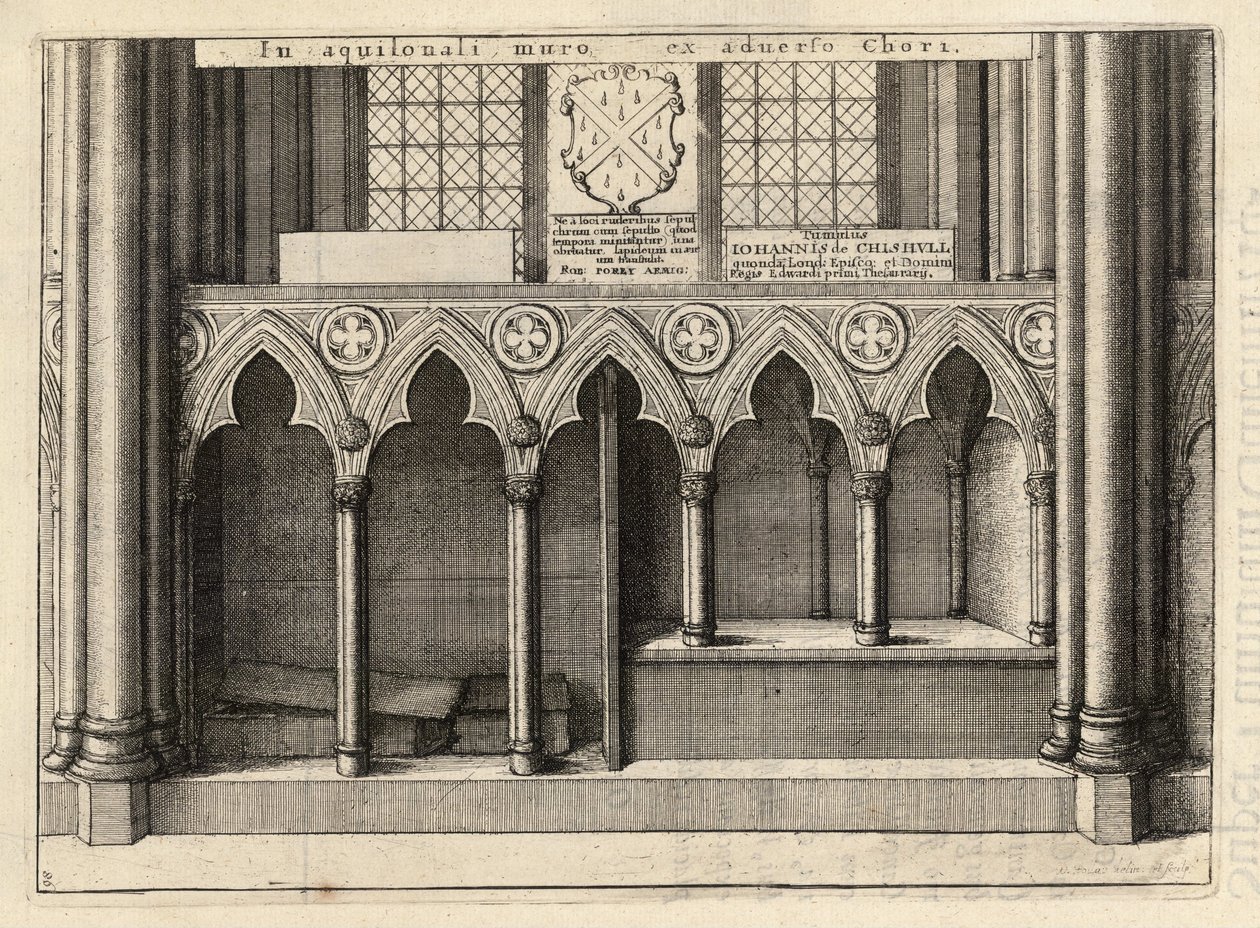 Chishull (emlékmű) alkotó: Wenceslaus Hollar