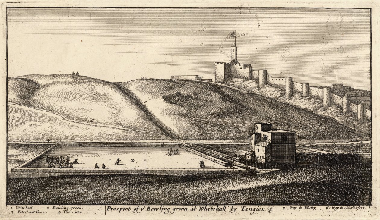 A bowlingzöld Tangierben. 1. állapot alkotó: Wenceslaus Hollar