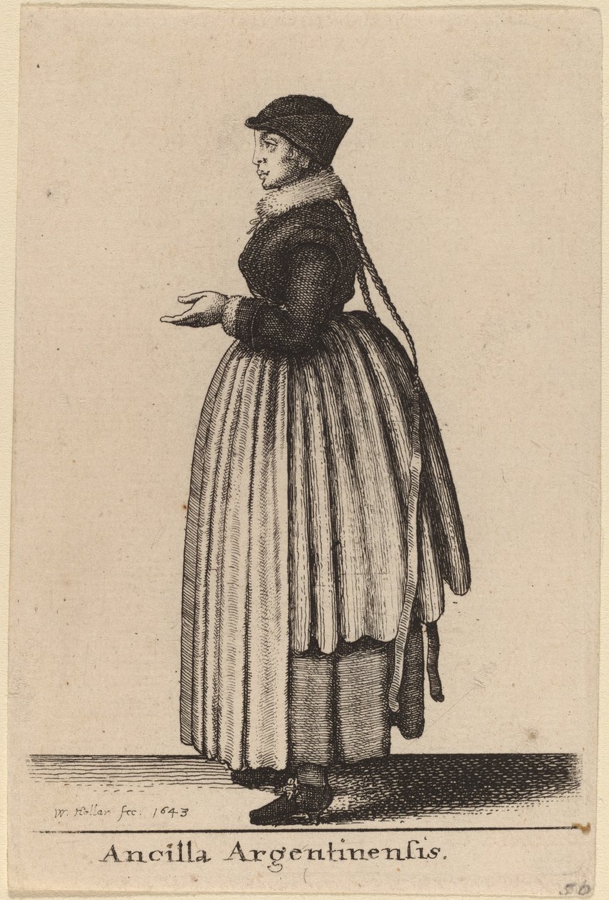Argentin szobalány alkotó: Wenceslaus Hollar