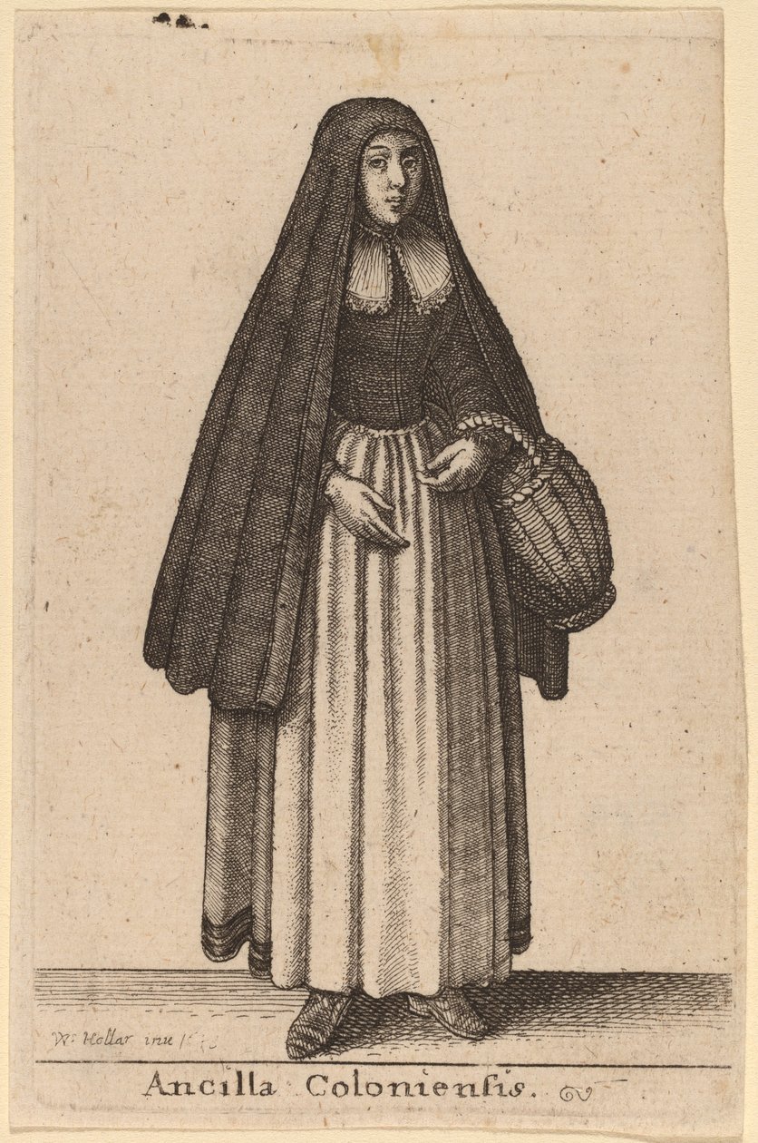 Köln szobalánya alkotó: Wenceslaus Hollar