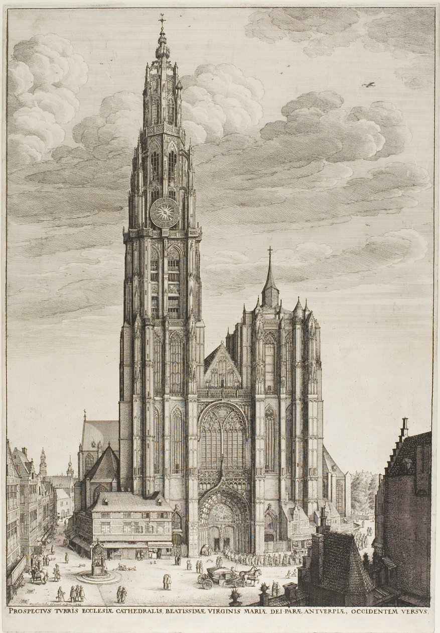 Antwerpeni katedrális alkotó: Wenceslaus Hollar