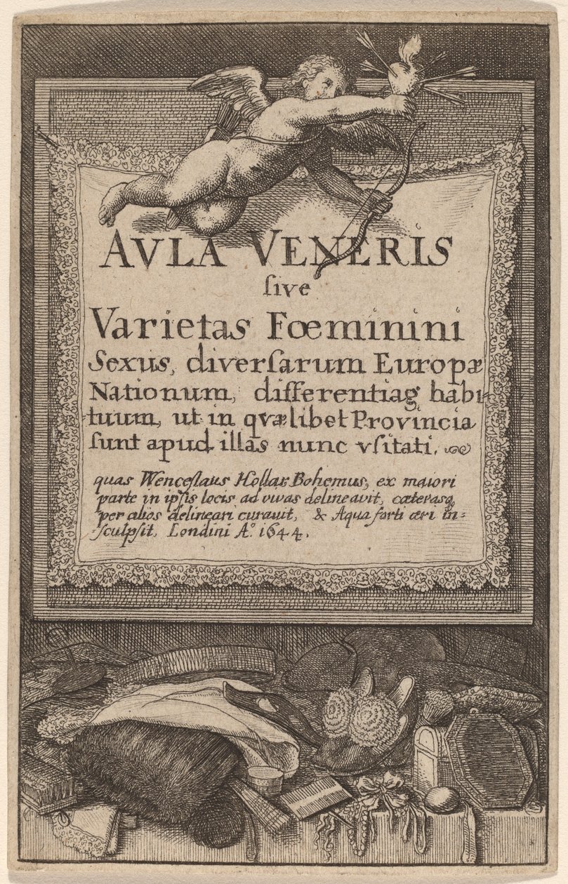 Péntek terem: Címlap alkotó: Wenceslaus Hollar