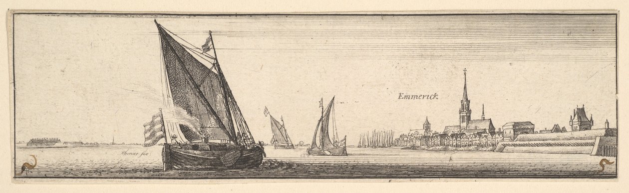 Emmerich, 1642-44. alkotó: Wenceslaus Hollar