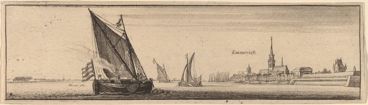 Emmerich, c. 16321635. alkotó: Wenceslaus Hollar