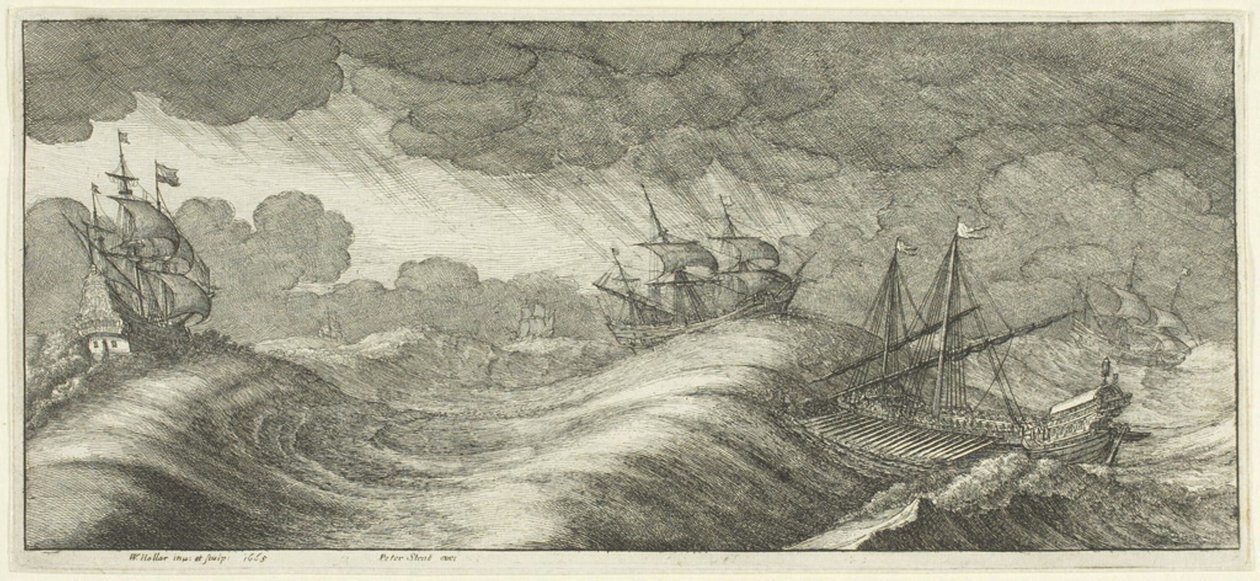 Gálya alkotó: Wenceslaus Hollar