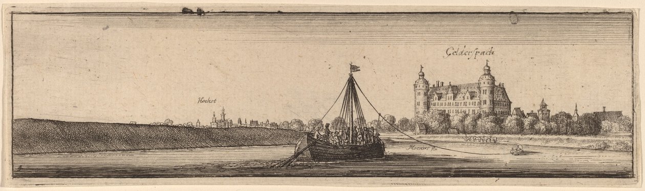 Gelderspach, c. 16321636. alkotó: Wenceslaus Hollar