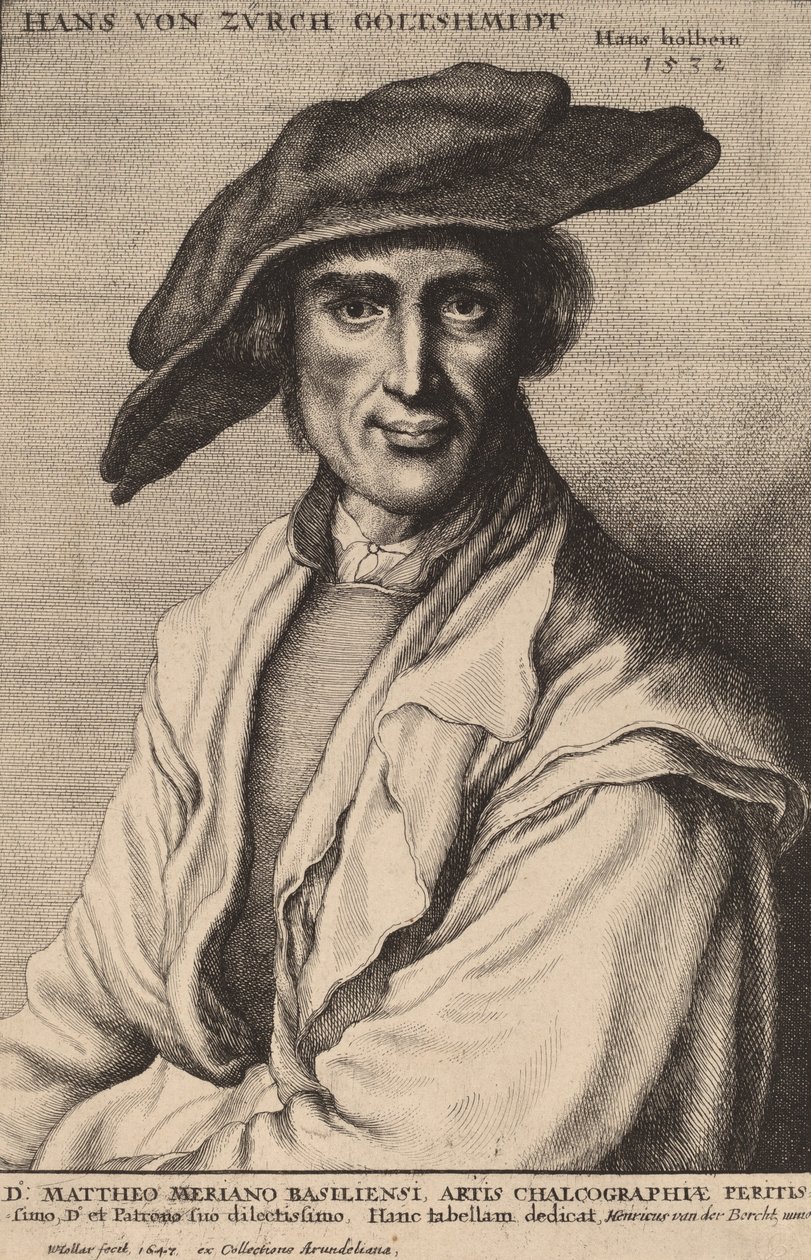 Hans von Zurch, Goldsmith, 1647. alkotó: Wenceslaus Hollar