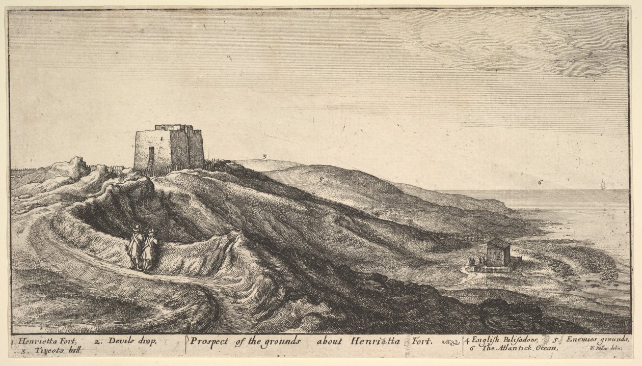 Henrietta Fort, kb. 1670. alkotó: Wenceslaus Hollar