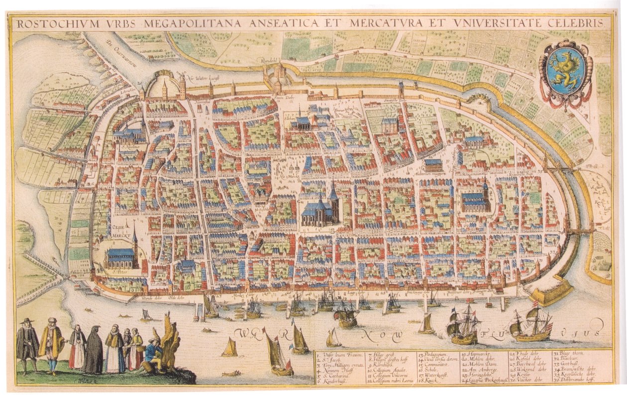 Hollar-Rostock alkotó: Wenceslaus Hollar