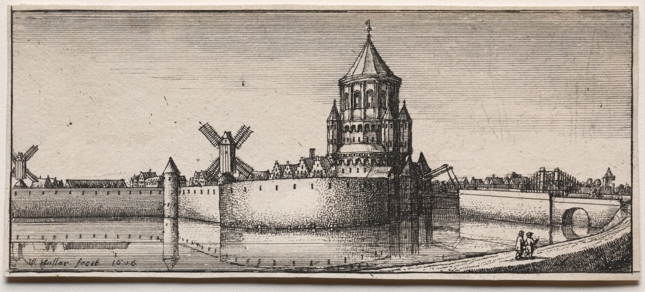 Árkos városkapu, 1676. alkotó: Wenceslaus Hollar