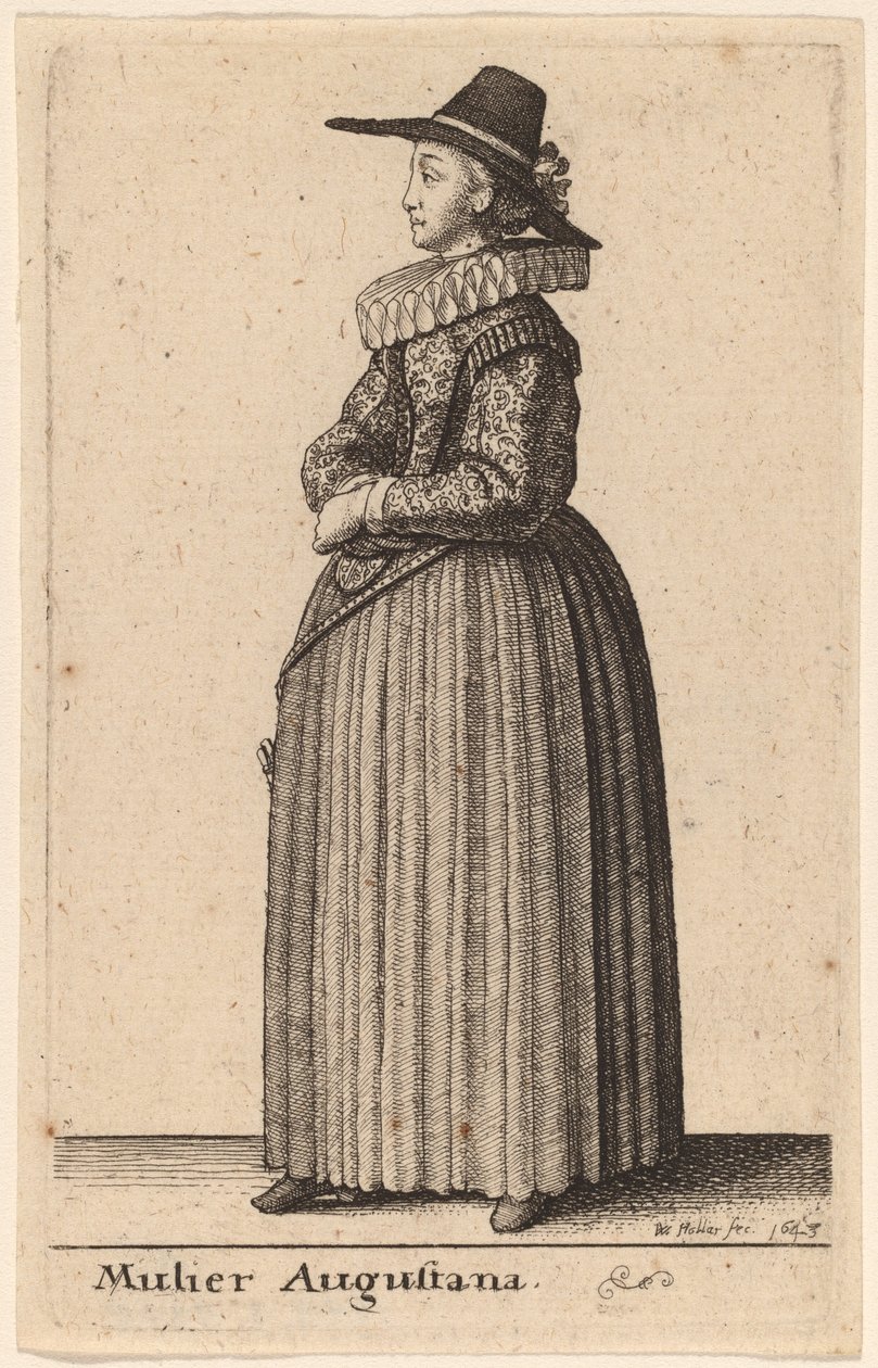 Augusztusi nő alkotó: Wenceslaus Hollar