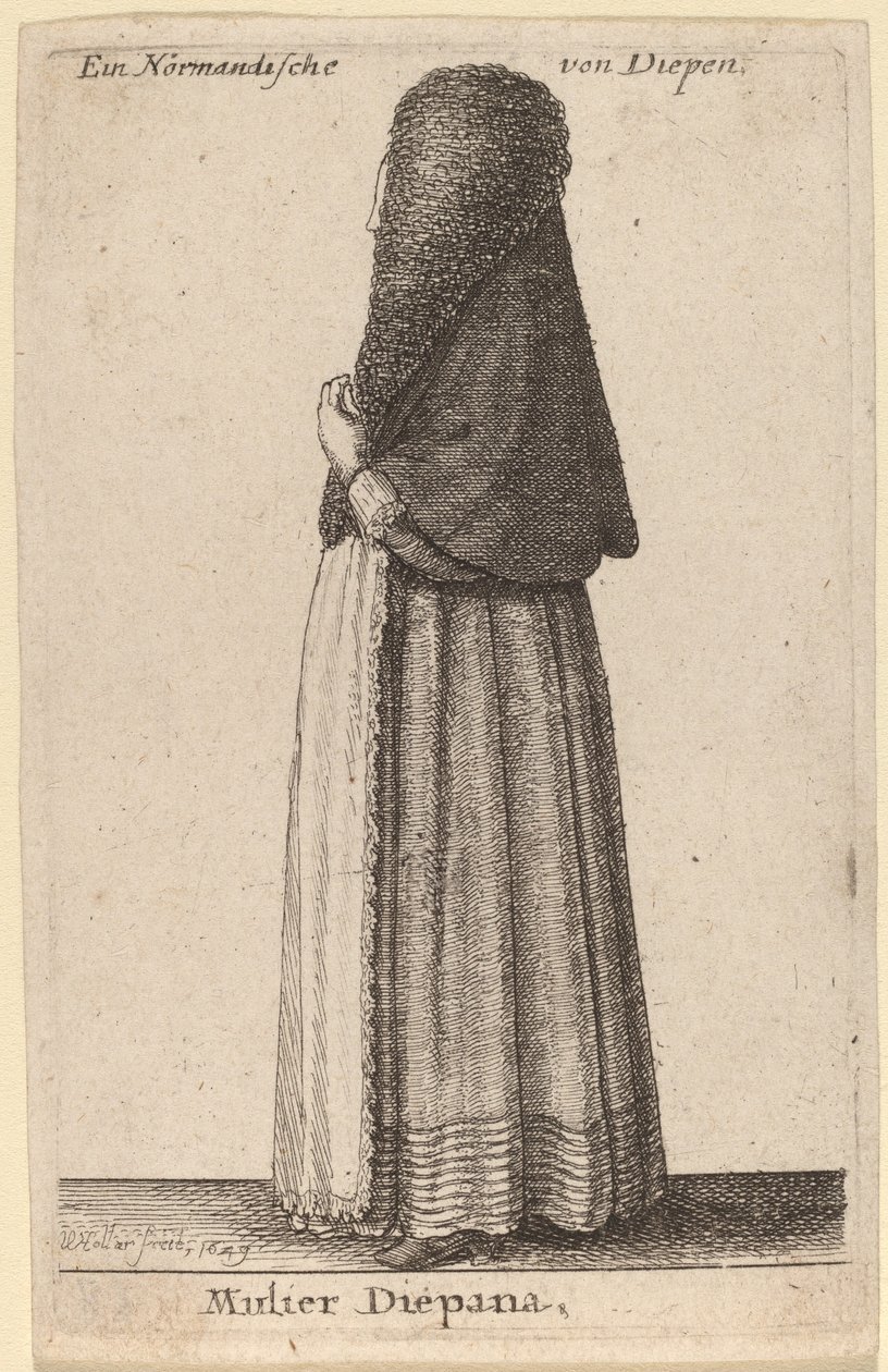 Diepana felesége alkotó: Wenceslaus Hollar