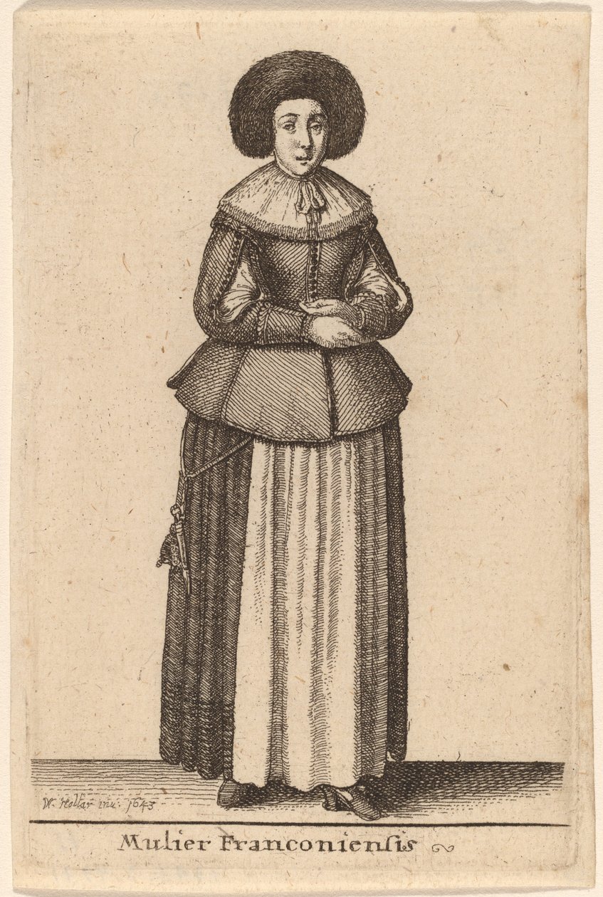 Egy frank nő alkotó: Wenceslaus Hollar