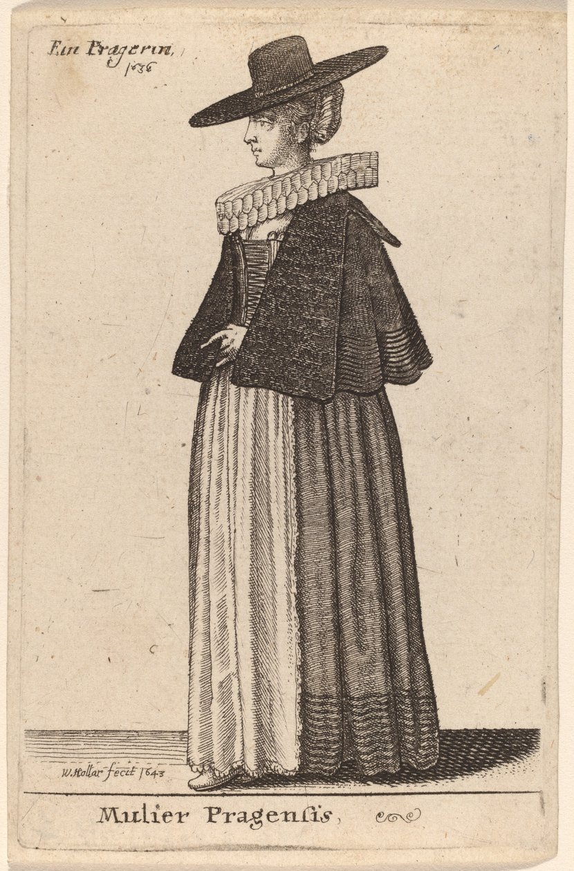 A prágai nő alkotó: Wenceslaus Hollar