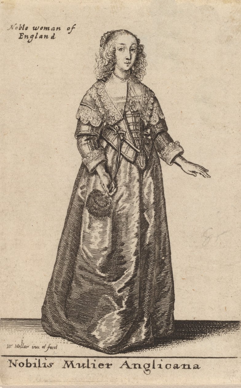 Híres anglikán nő. alkotó: Wenceslaus Hollar