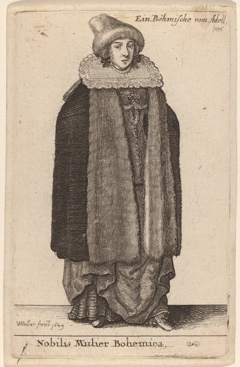 Nemes cseh nő alkotó: Wenceslaus Hollar