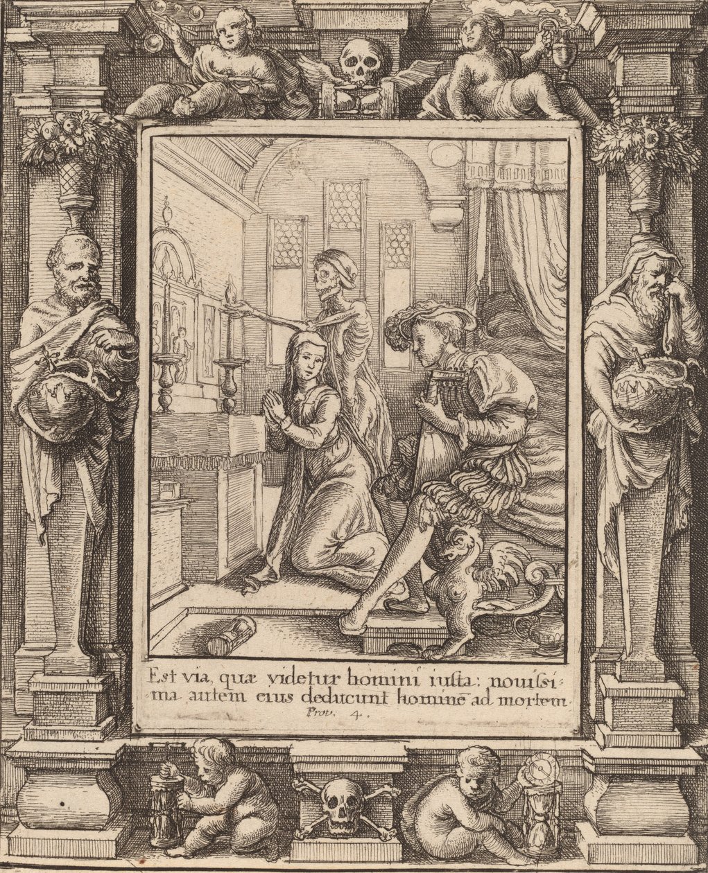 Apáca, 1651. alkotó: Wenceslaus Hollar
