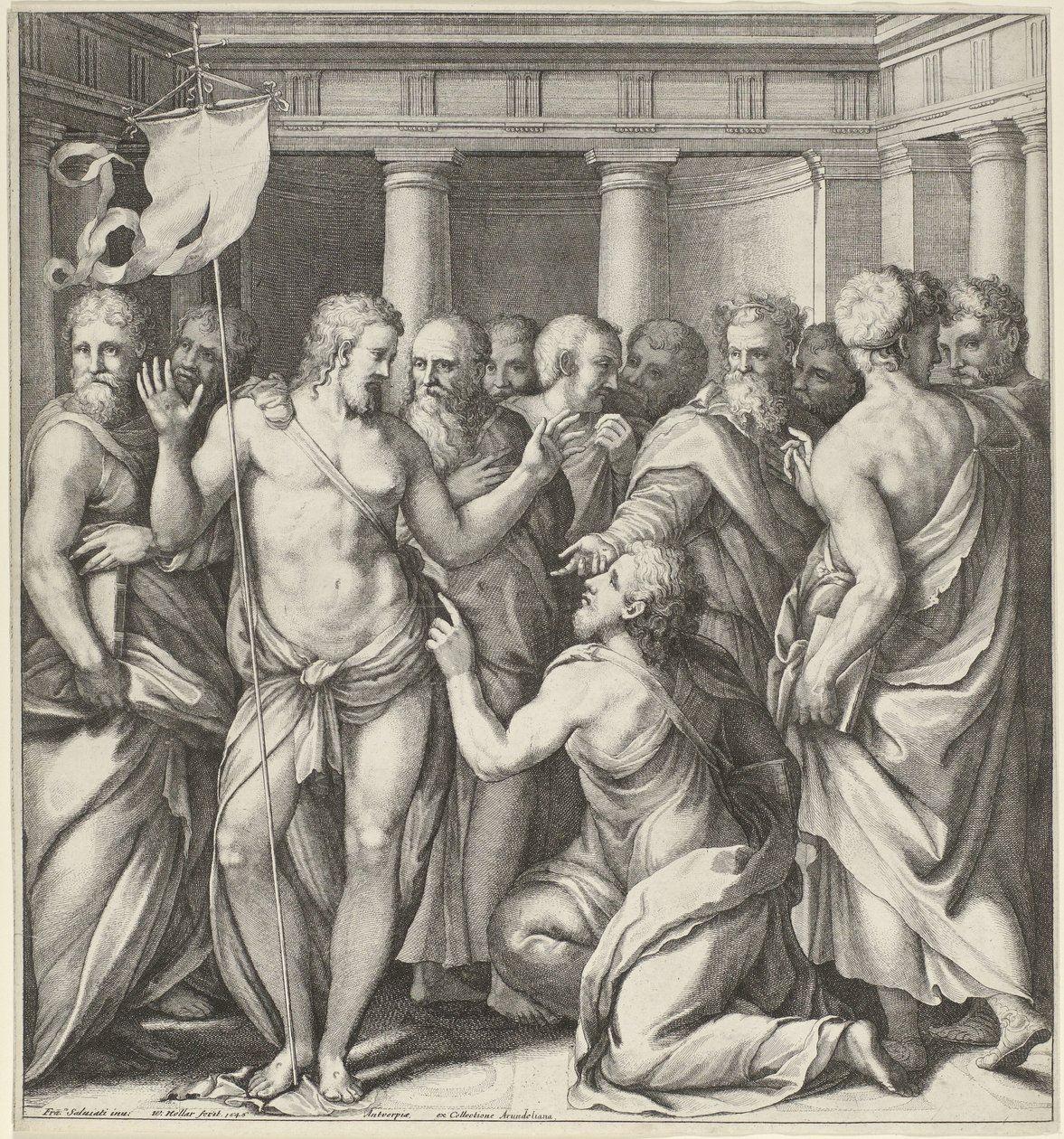 Tamás hitetlensége alkotó: Wenceslaus Hollar
